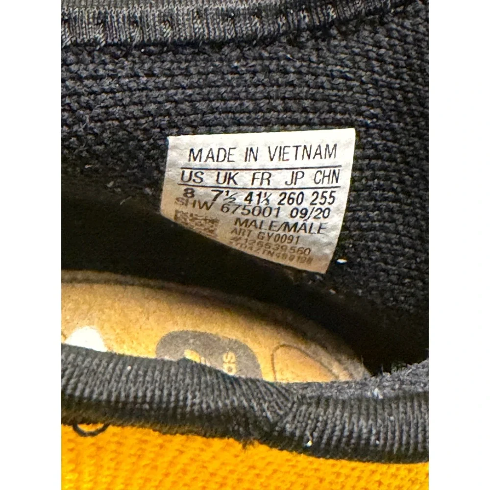 Adidas Pharrell Williams Human Race NMD Sneakers Mens 8 Yellow GY0091 Good